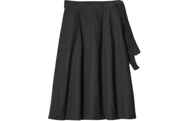 

Jw Anderson Co-Branded Series Повседневная длинная юбка женская черная Uniqlo