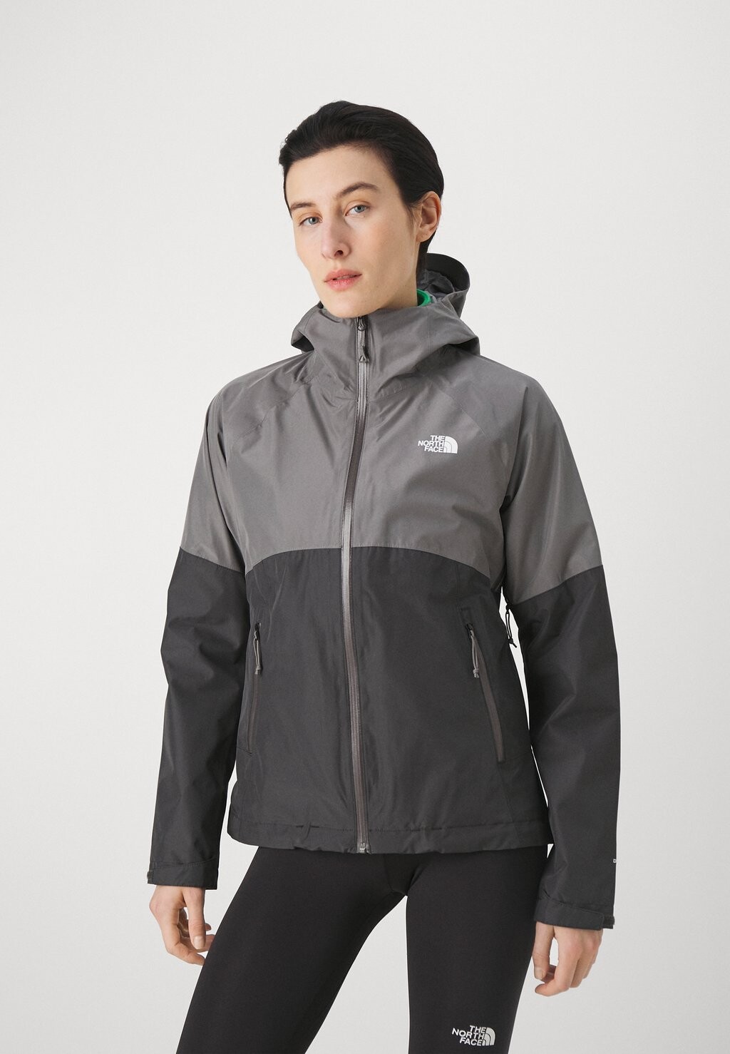 Жёсткая куртка DIABLO DYNAMIC ZIP IN JACKET The North Face, цвет smoked pearl/asphalt grey