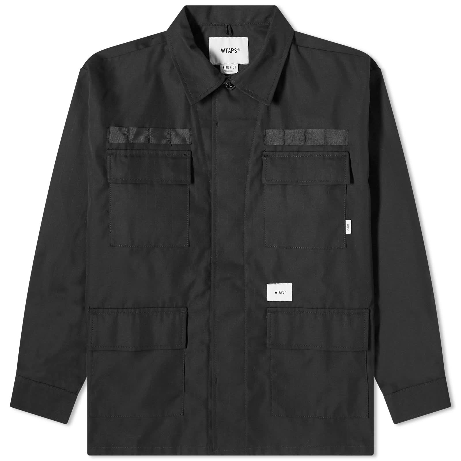 цена Куртка Wtaps 14 Printed Shirt, черный