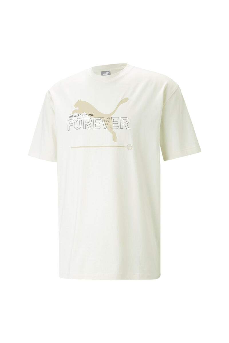 цена Свободная футболка с рисунком ESS BETTER Puma, белый