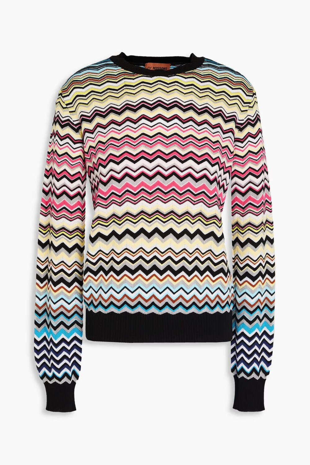 

Свитер из смесового хлопка крючком. Missoni, многоцветный