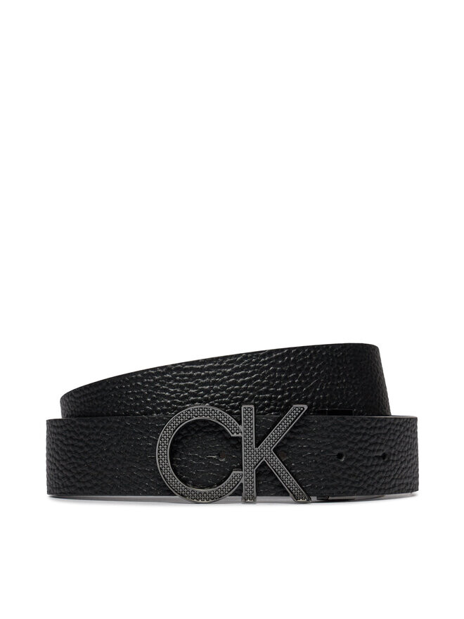 

Ремень Adj/Rev Ck Pique Metal 35Mm Calvin Klein, черный