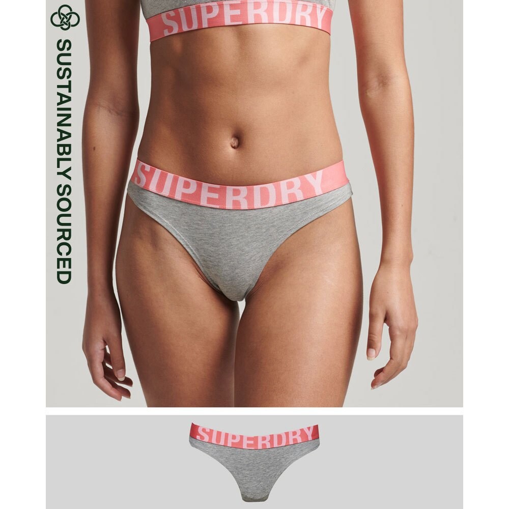 Трусы Superdry Large Logo, серый