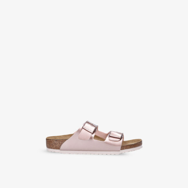 

Плетеные сандалии Arizona с открытым носком, 6–8 лет Birkenstock, бронзовый