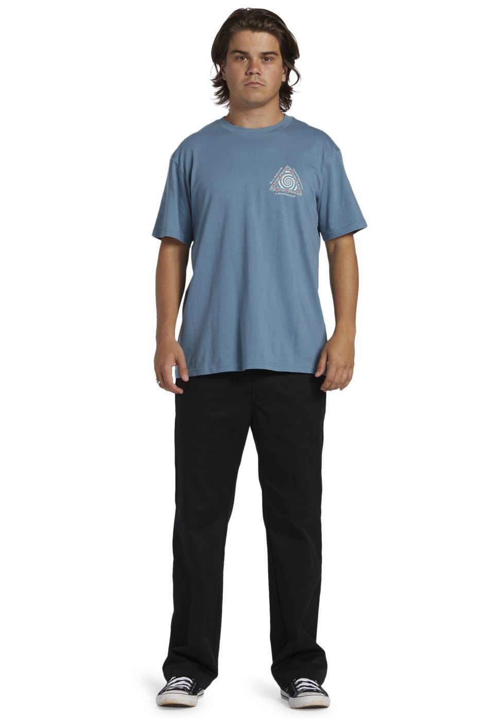

Футболка с принтом Billabong, винтажный индиго