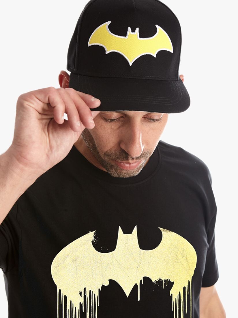 

Футболка с логотипом Fabric Flavors Batman из фольги, черный