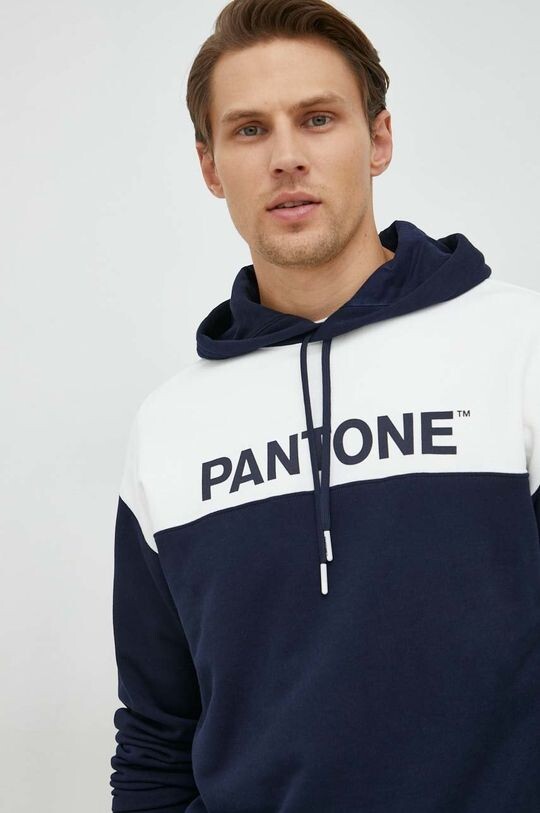 

Хлопковая толстовка для Pantone United Colors of Benetton, темно-синий