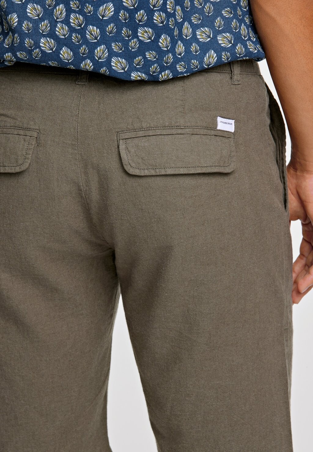

Шорты LINEN SHORTS Lindbergh, темно-зеленый