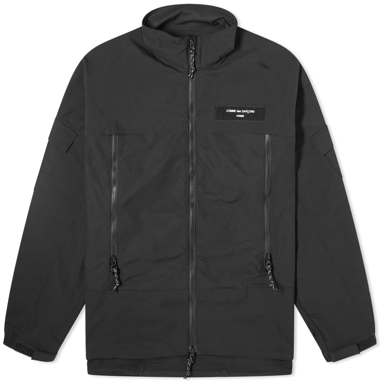 

Спортивный топ Comme Des Garçons Homme Paneled Zip Track, черный