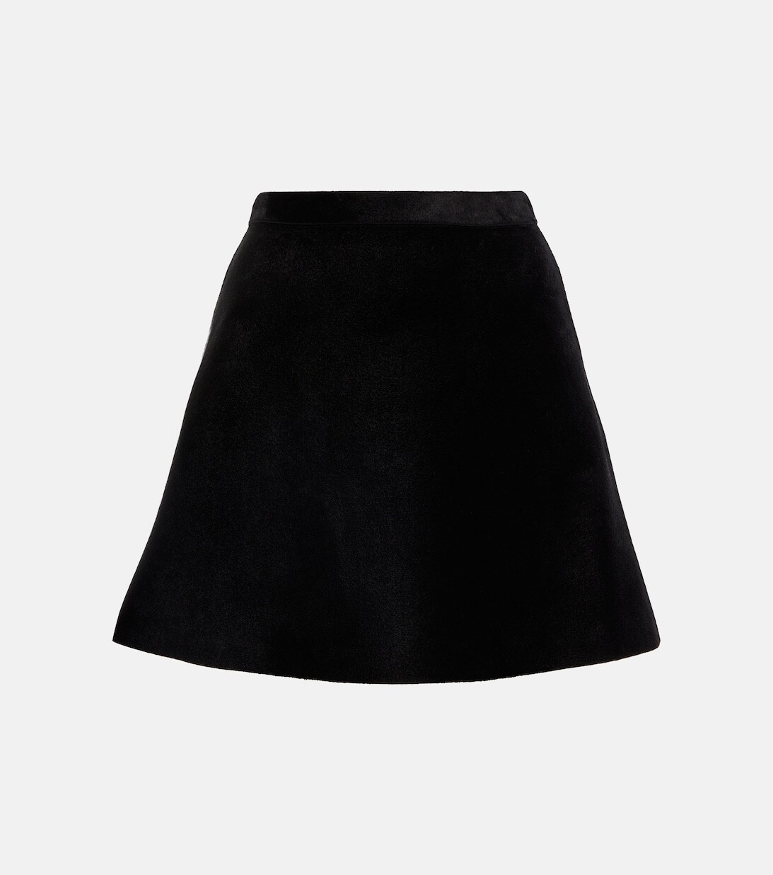 

Бархатная мини-юбка ALAÏA, черный