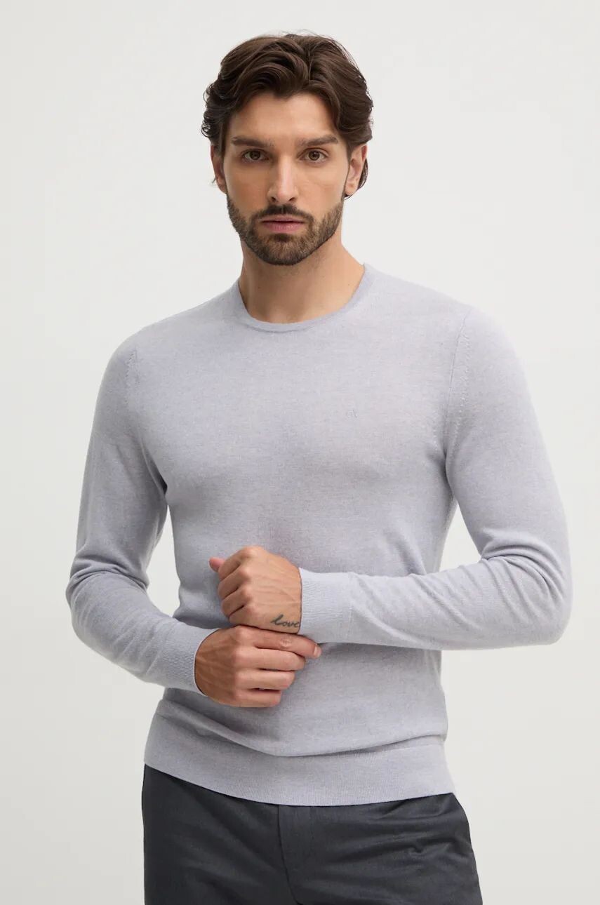 

Шерстяной свитер Calvin Klein, серый