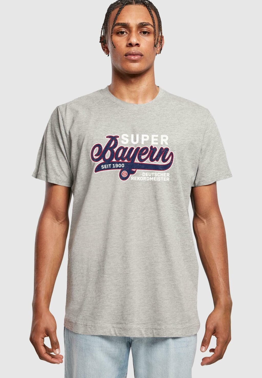 

Team Round Neck FC Bayern München, цвет heather grey