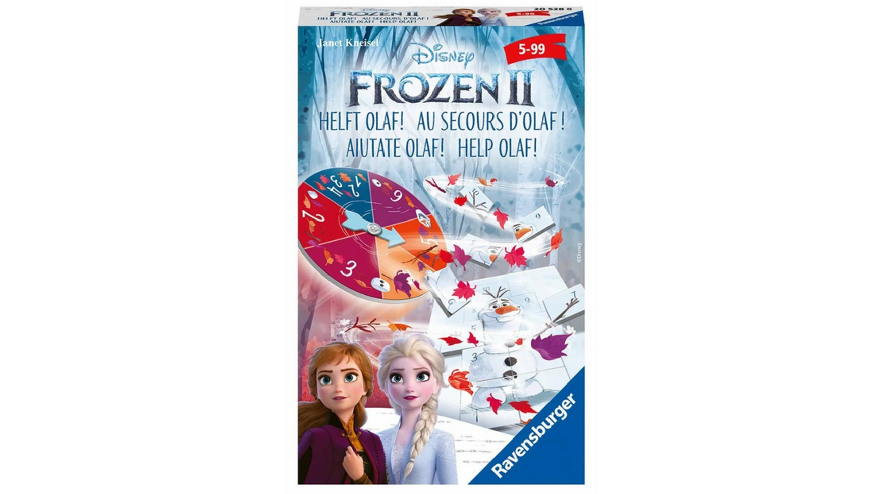 Ravensburger Spiele Frozen 2 Помогите Олафу! оригинальные коллекционные карточки с персонажами фильма холодное сердце kayou аниме периферийные принадлежности эльза олаф для детей п