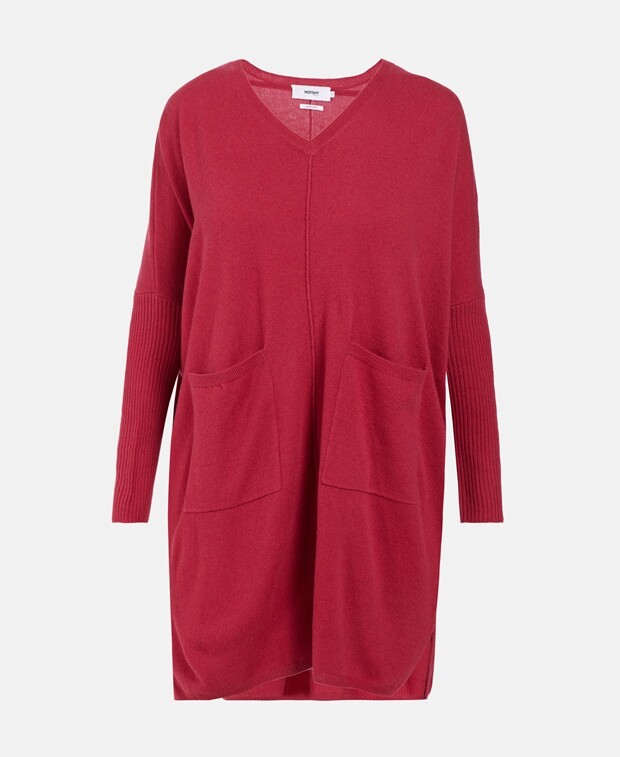 

Шерстяное платье Notshy Cashmere, вишнево-красный