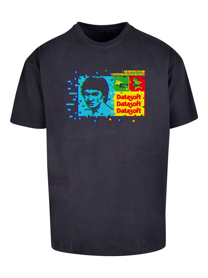 

Футболка F4NT4STIC Bruce Lee Be Like Water Retro Gaming SEVENSQUARED, темно-синий