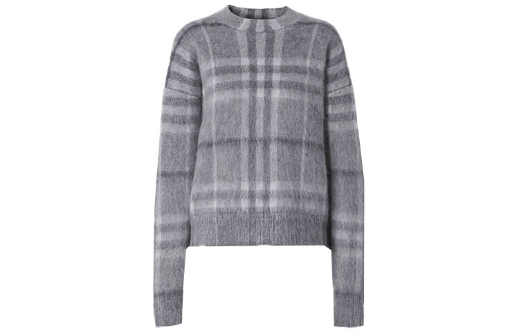 

Свитер женский Burberry в клетку, серый