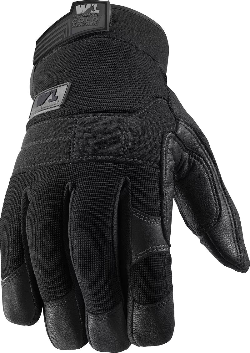 Мужские кожаные зимние рабочие перчатки Wells Lamont FX3 HydraHyde, черный