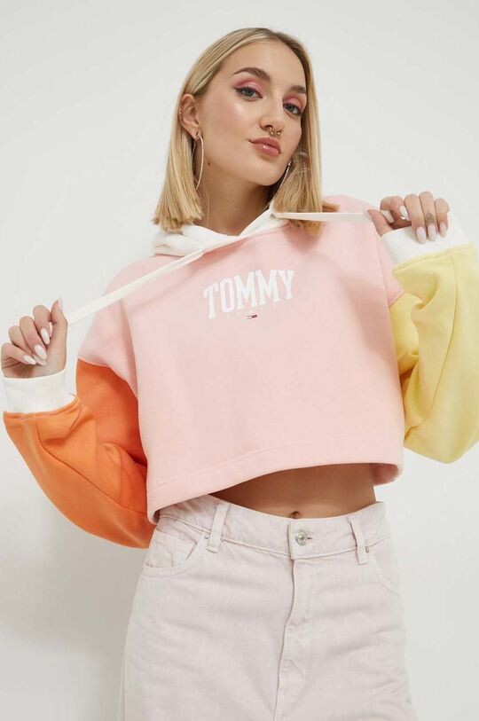 

Толстовка Tommy Jeans, розовый
