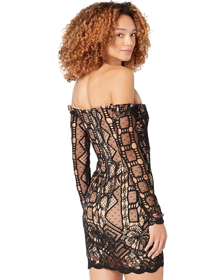 Платье Bardot Zendaya Mini Lace Dress, черный