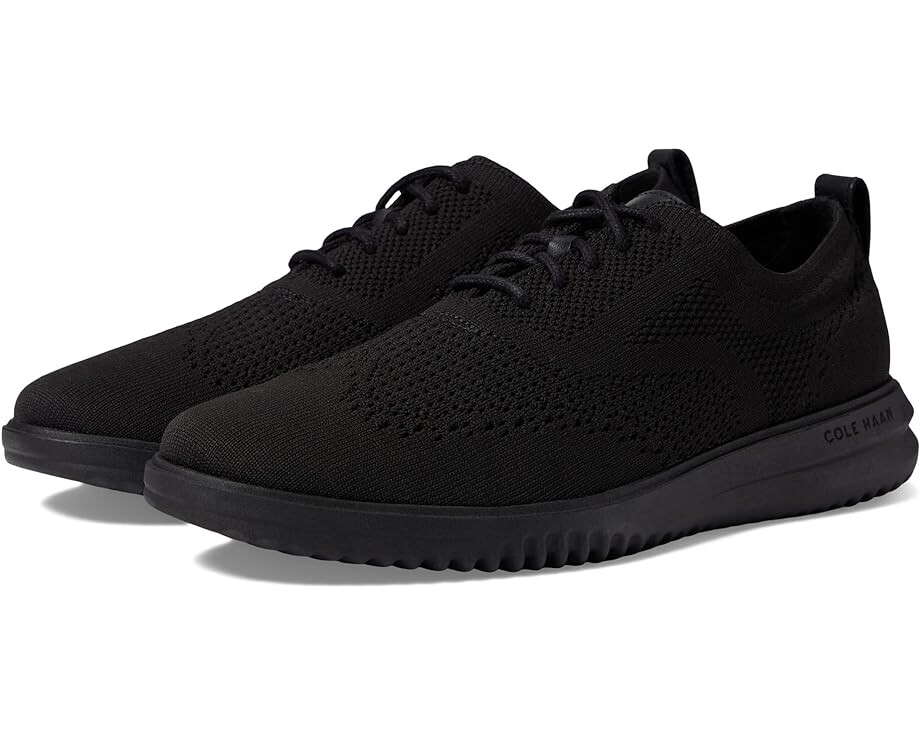 

Оксфорды Cole Haan Grand+ Stitchlite Wing Tip Oxford, цвет Black/Black