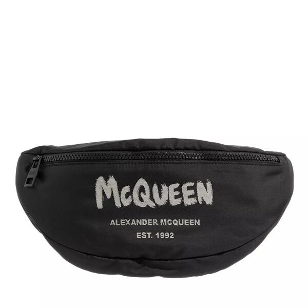 

Поясная сумка graffiti belt bag black / off Alexander Mcqueen, черный