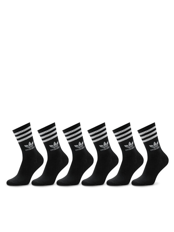 

Набор из 6 высоких носков унисекс Adidas, черный
