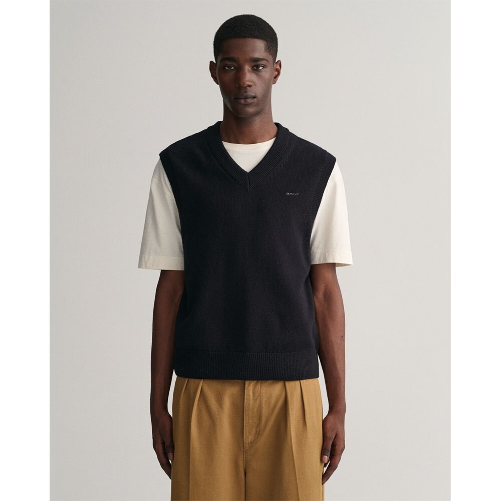 

Жилет Gant Wool, черный