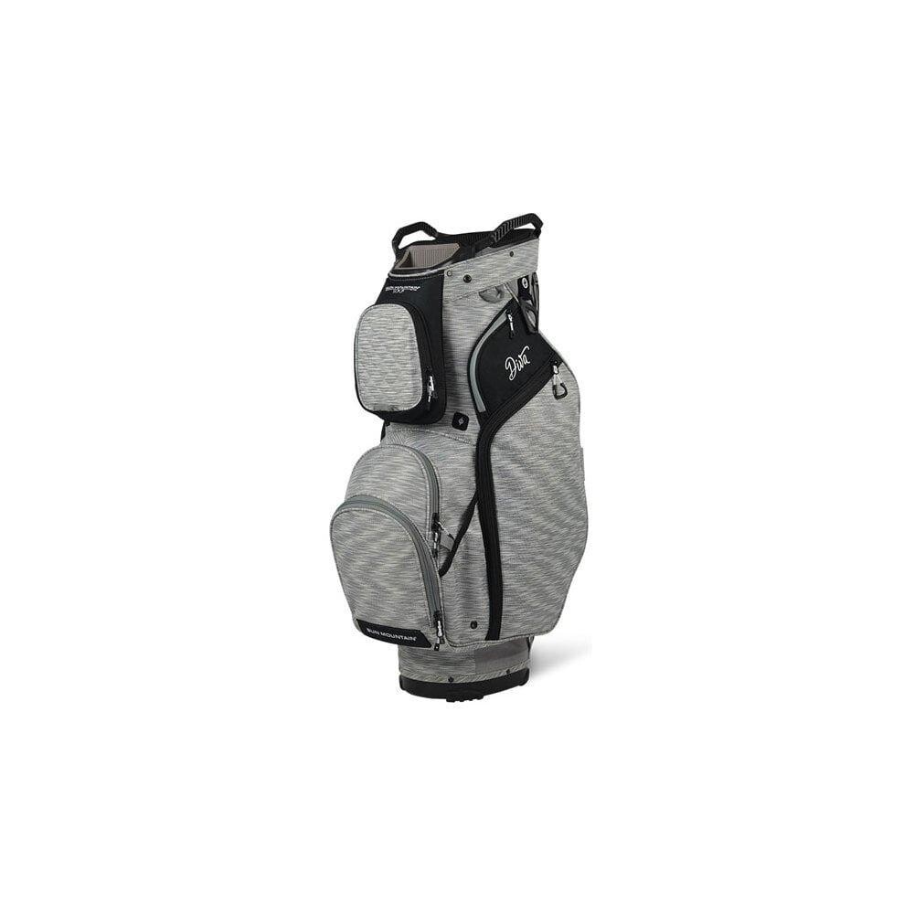 rockville cart stand bag сумка для подставки для динамиков rock n roller r8rt r8 rnr cart stand bag spec 6 Сумка Diva Golf Cart, серебряная полоска, черная Sun Mountain, серебро