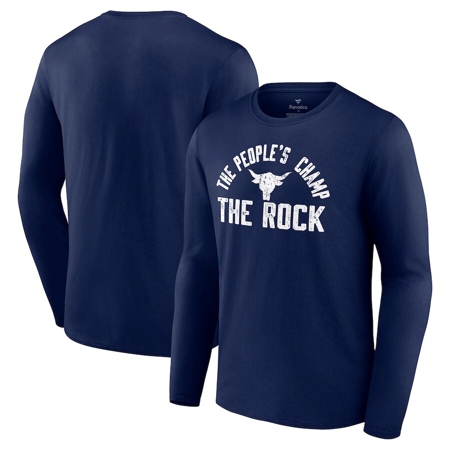 

Футболка с длинным рукавом Fanatics Branded The Rock, нави