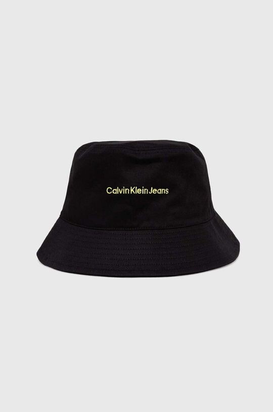 

Хлопковая шапка Calvin Klein Jeans, черный