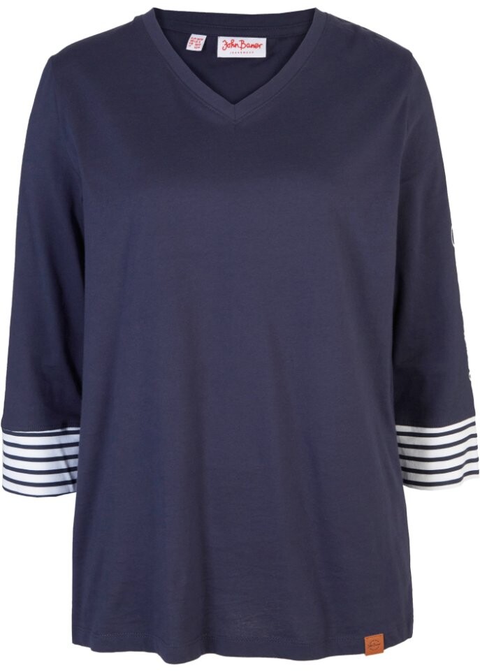 

Рубашка с рукавами 3/4 John Baner Jeanswear, синий