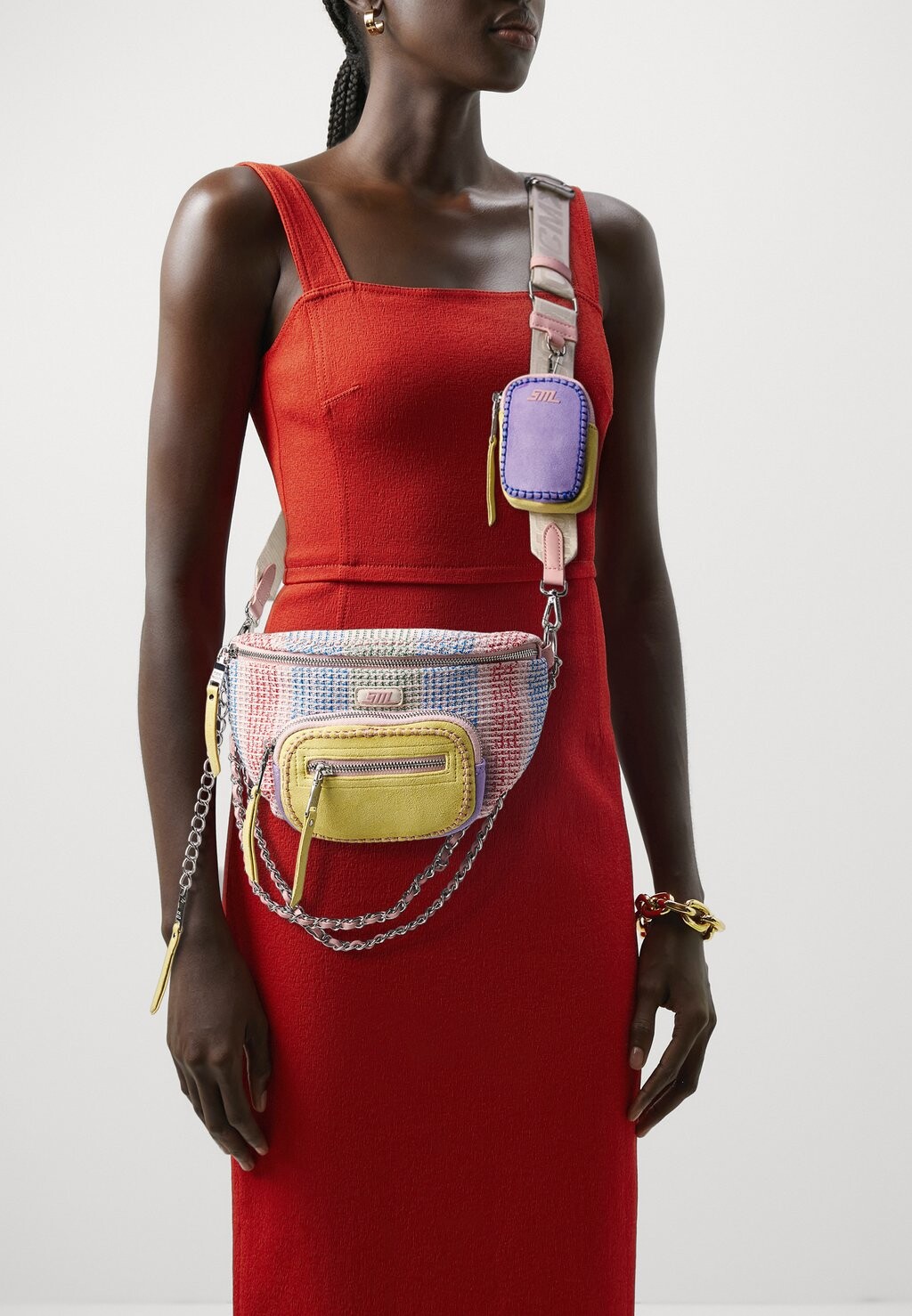 

Сумка через плечо BDOUBLES SET Steve Madden, цвет purple multi