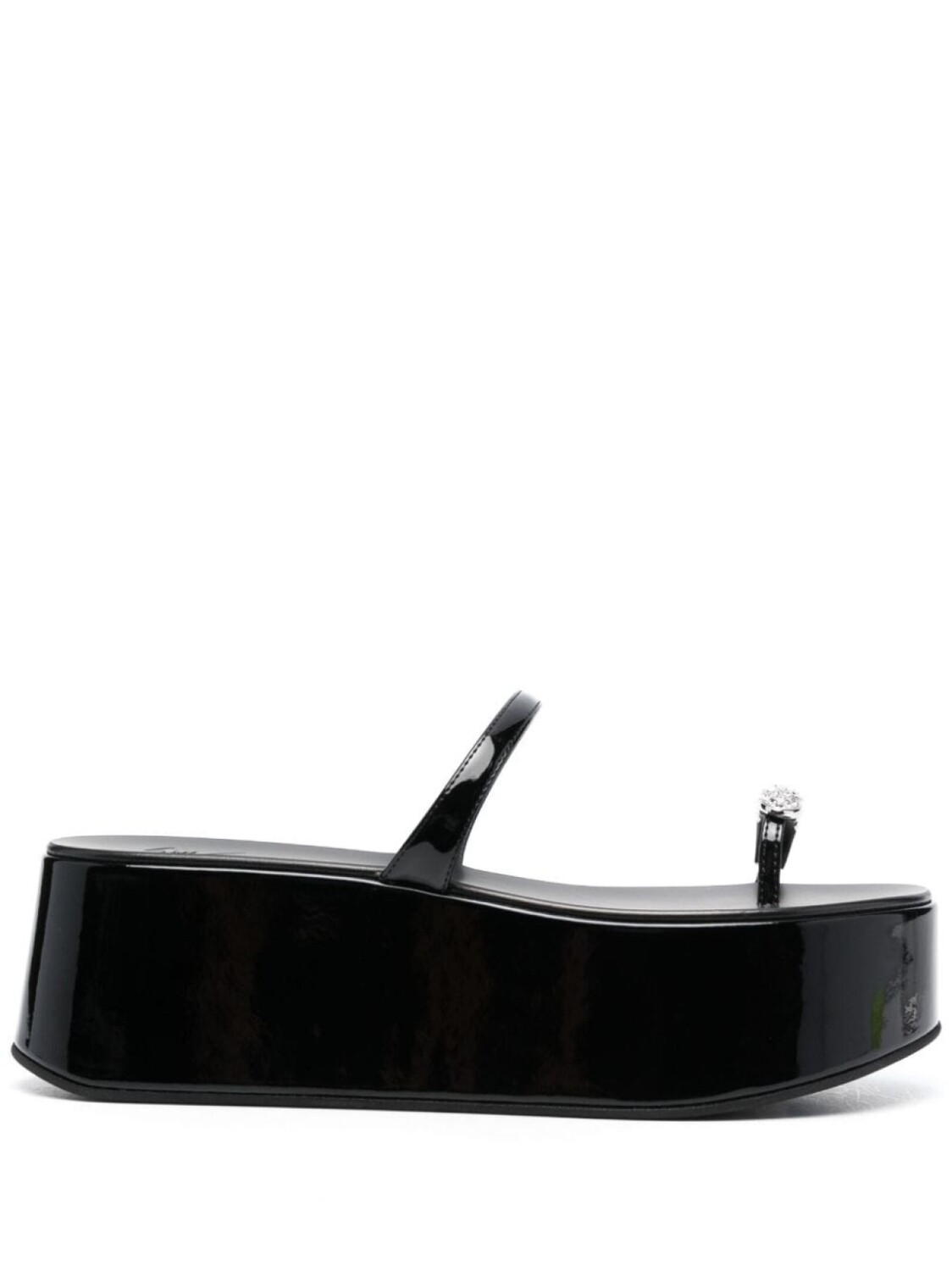 

Giuseppe Zanotti босоножки с кристаллами, черный