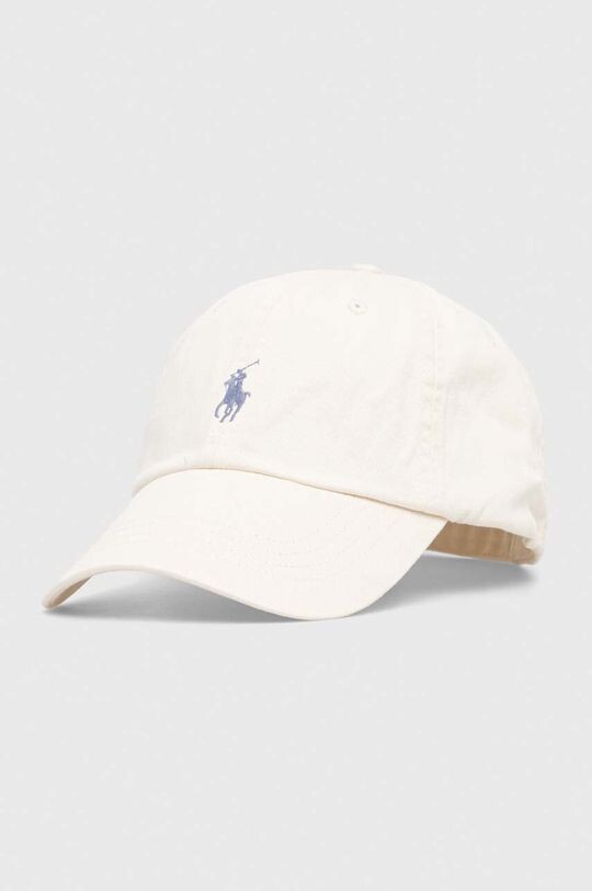 

Хлопковая бейсболка Polo Ralph Lauren, бежевый