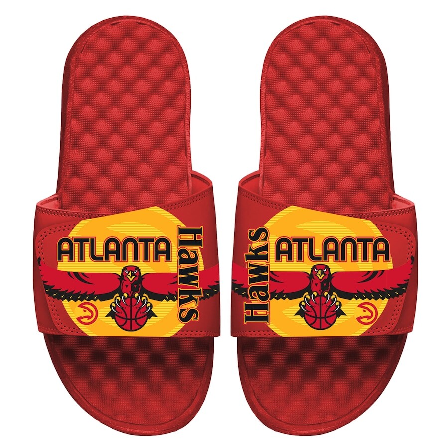 

Шлепанцы ISlide Atlanta Hawks, красный