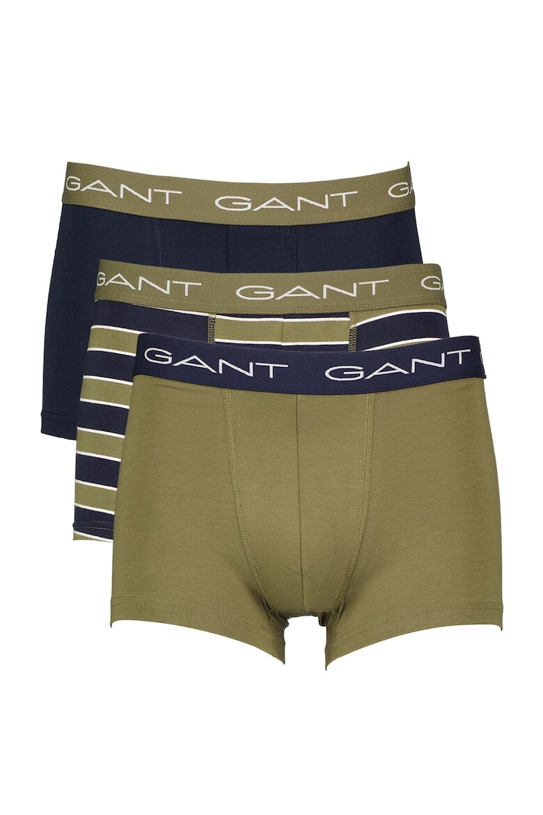 

Боксеры с хлопком - 3 пары Gant, зеленый