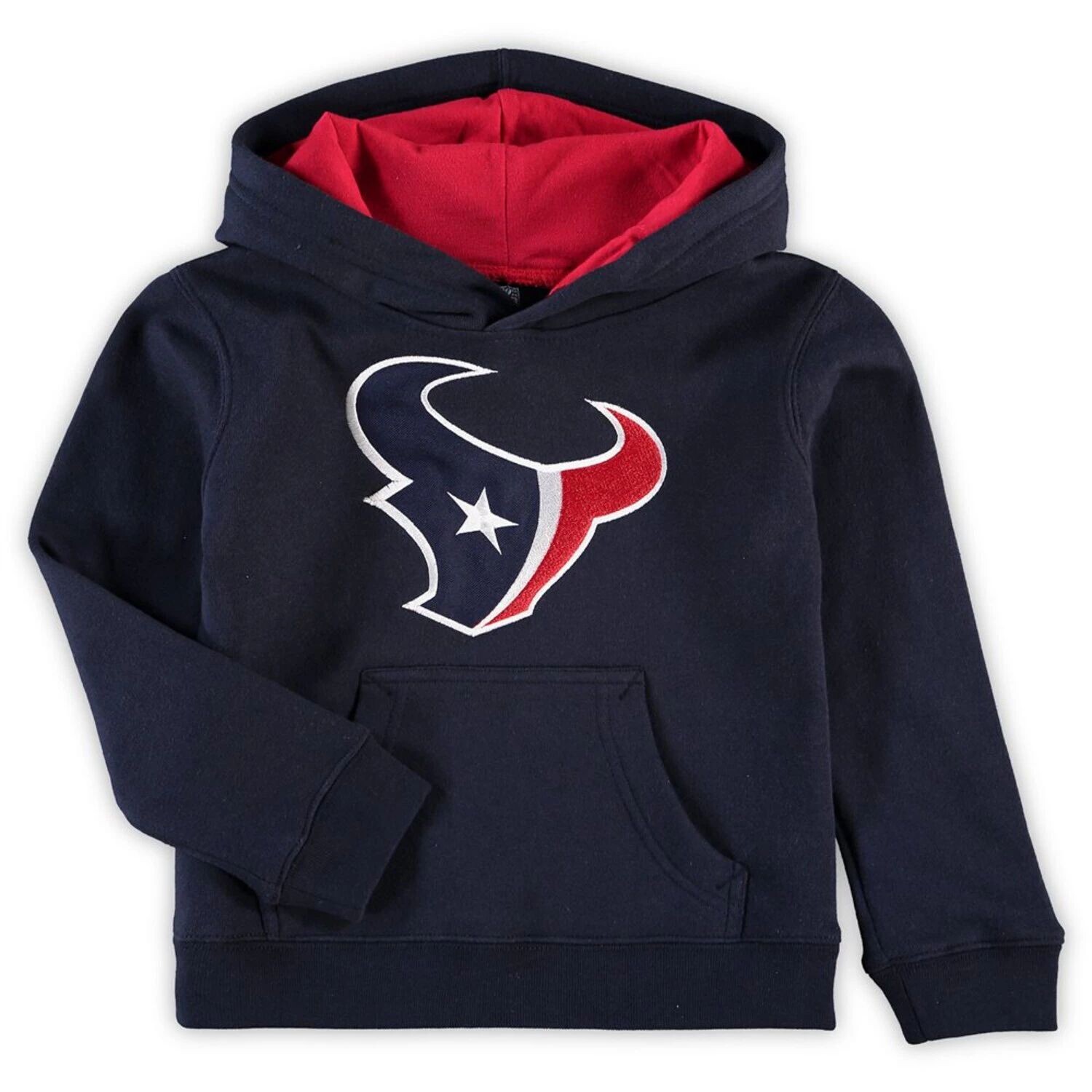 

Темно-синий пуловер с капюшоном и логотипом Houston Texans для дошкольников Fan Gear Primary Outerstuff
