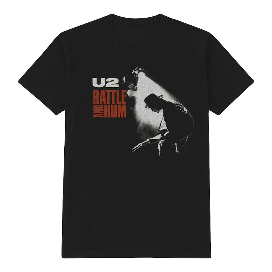 

Футболка с коротким рукавом Rock Off U2, черный