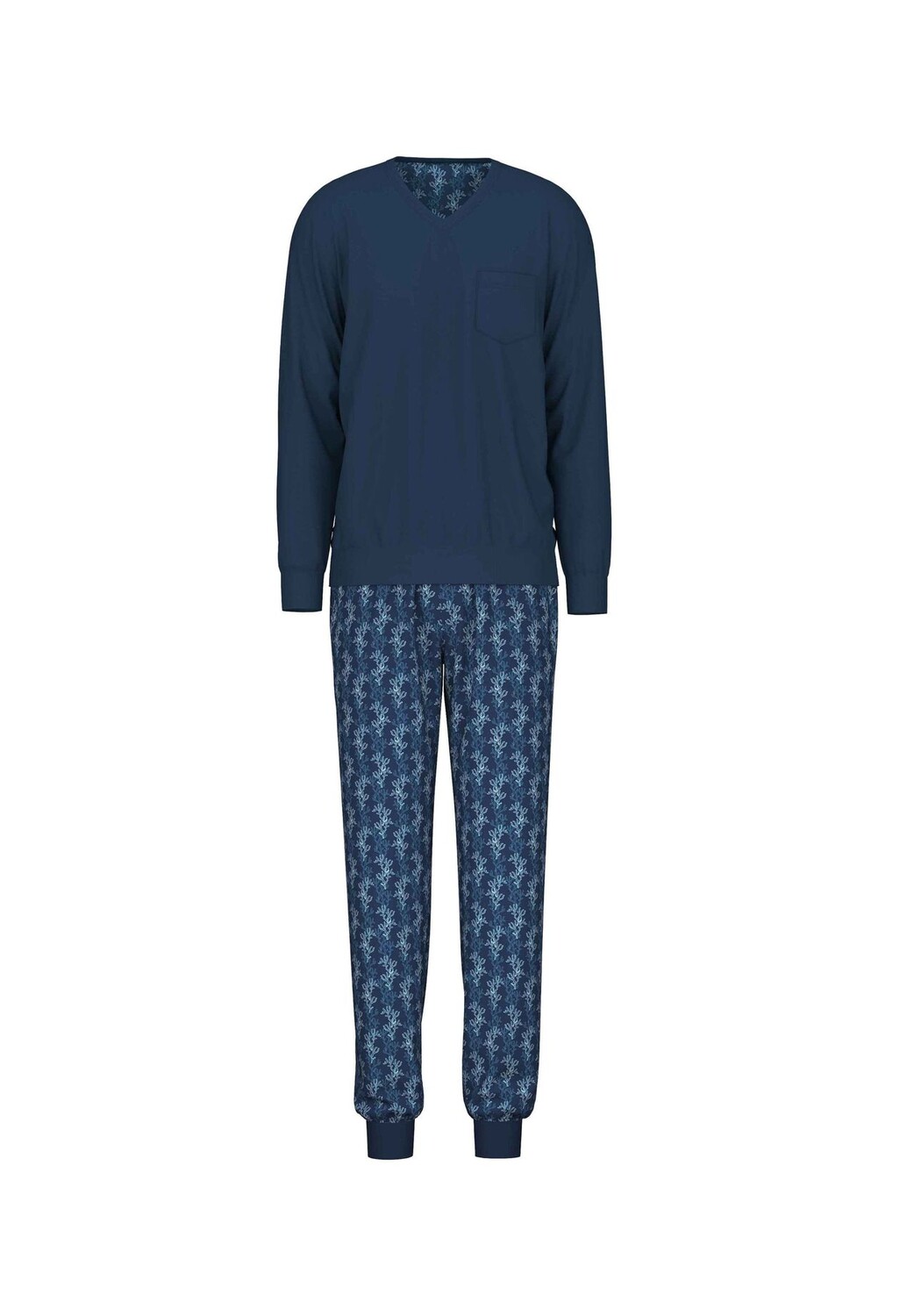 

Мужская пижама с манжетами Relax Choice CALIDA, цвет Insignia Blue