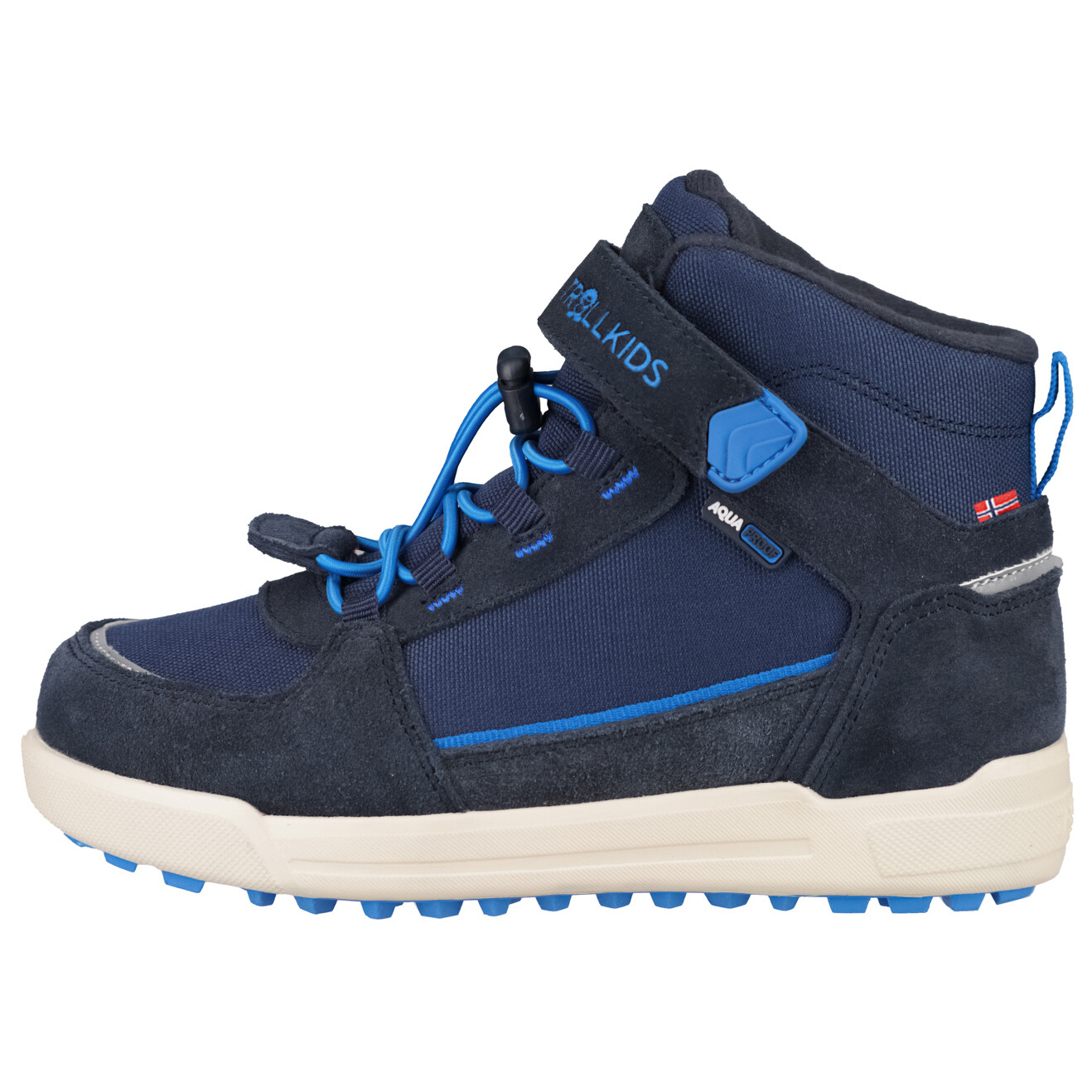 

Повседневная обувь Trollkids Kid's Gryllefjord Mid Cut, цвет Navy/Medium Blue
