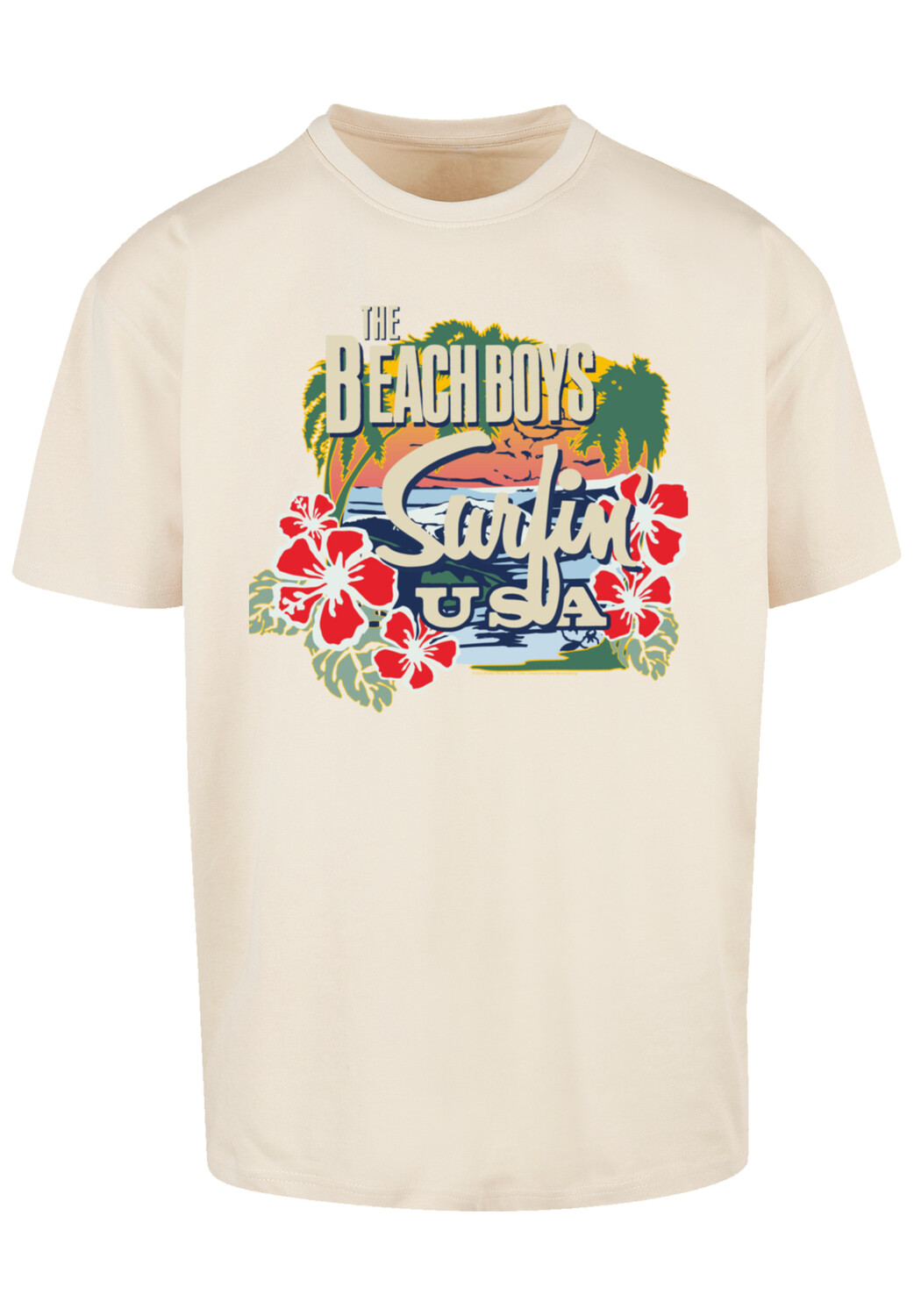 

Футболка F4NT4STIC The Beach Boys Musik Band Tropical, песочный