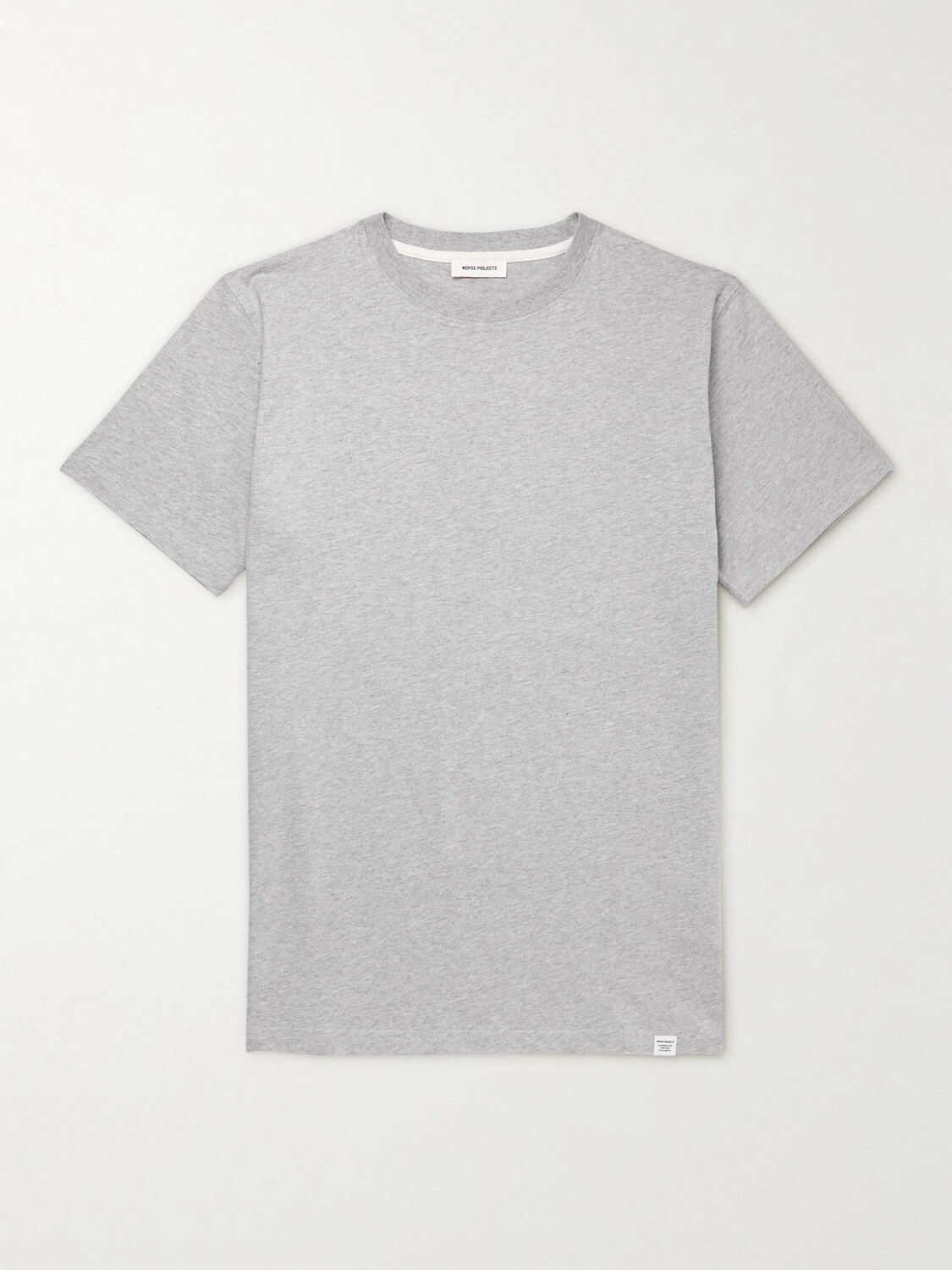 

Футболка Niels из органического хлопкового джерси NORSE PROJECTS, серый