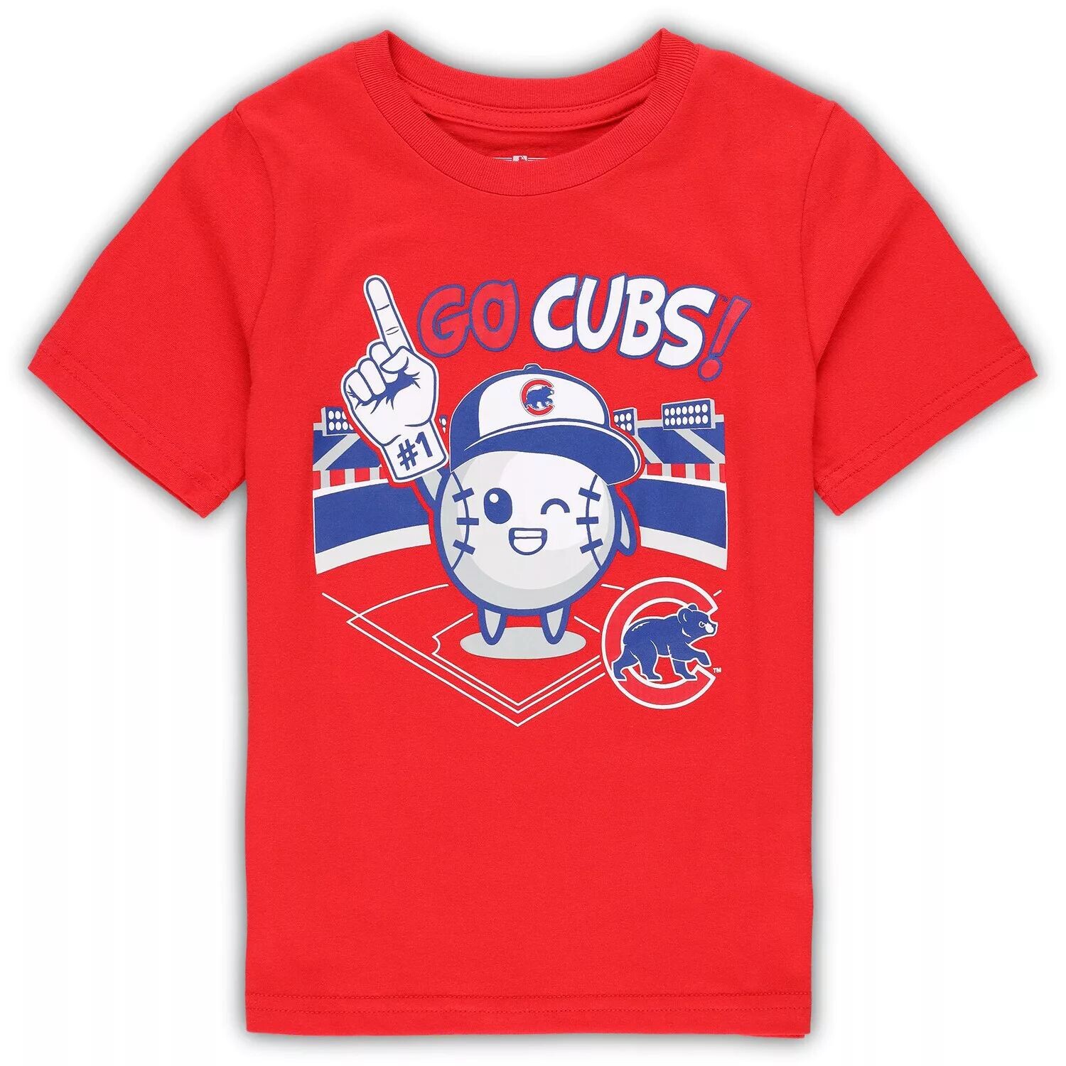 

Красная футболка для мальчиков Chicago Cubs Ball Boy Outerstuff