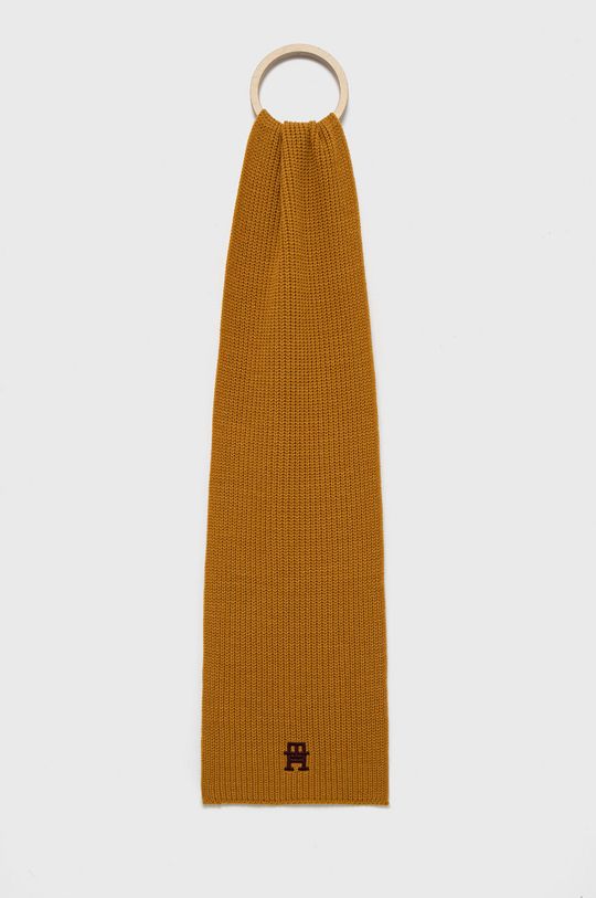 цена Шерстяной шарф Tommy Hilfiger, желтый