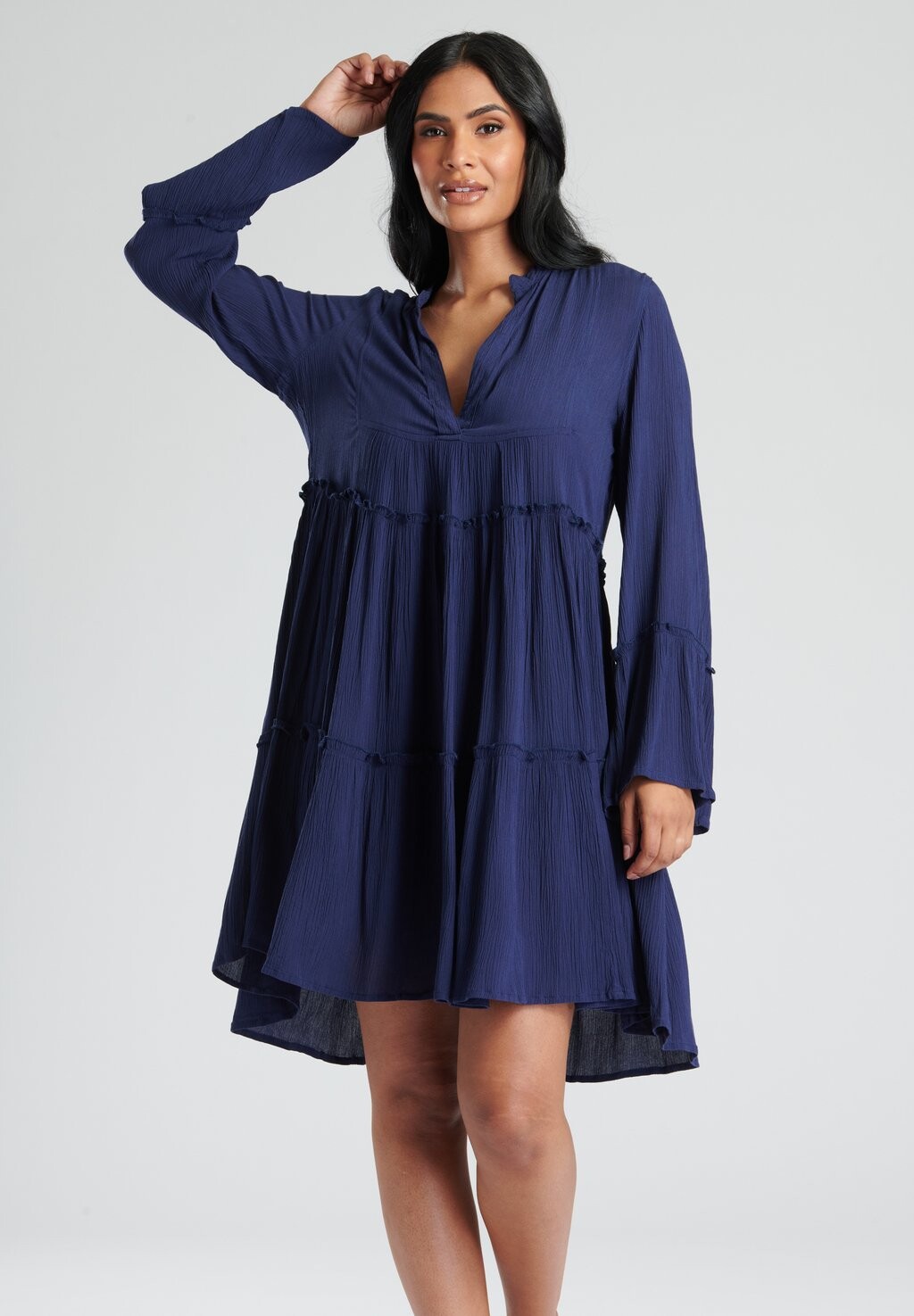 

Дневное платье TIERED DRESS South Beach, цвет navy