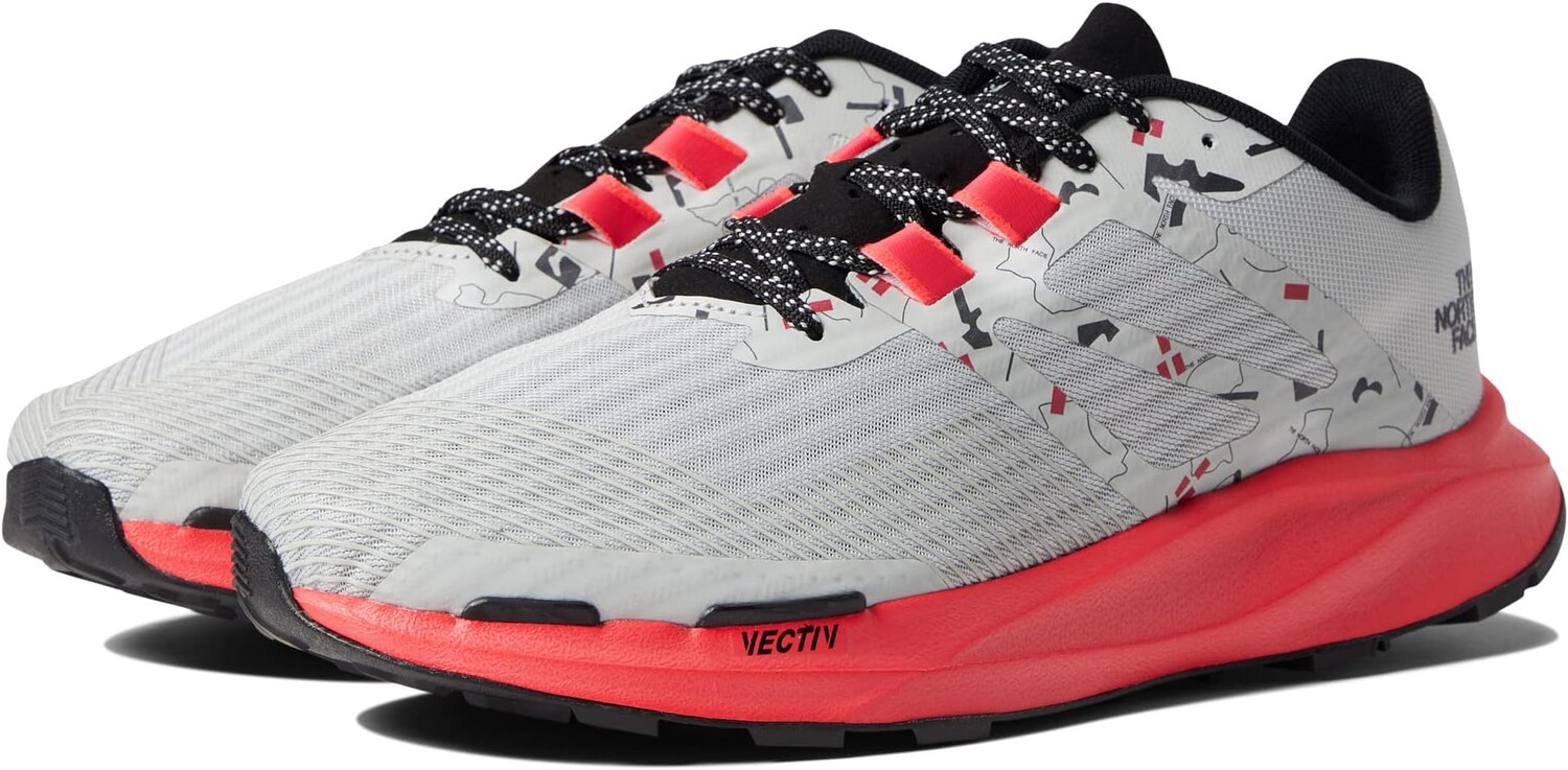 

Кроссовки Vectiv Eminus The North Face, цвет TNF White Trail Marker Print/Brilliant Coral