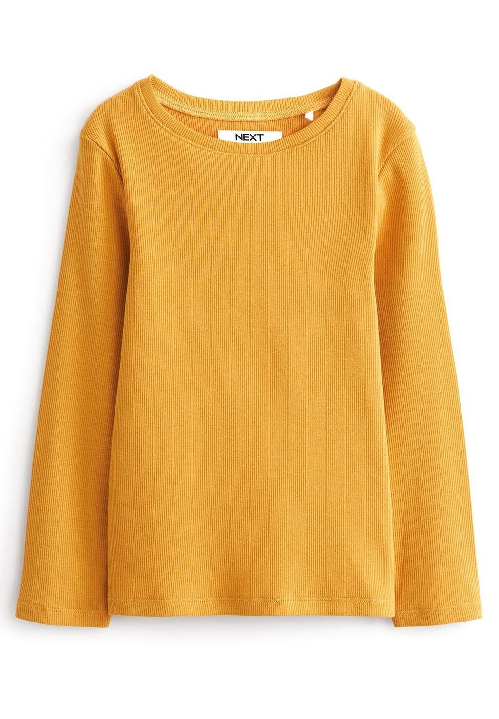 

Футболка с длинными рукавами Long Sleeve Ribbed Top Next, цвет ochre yellow