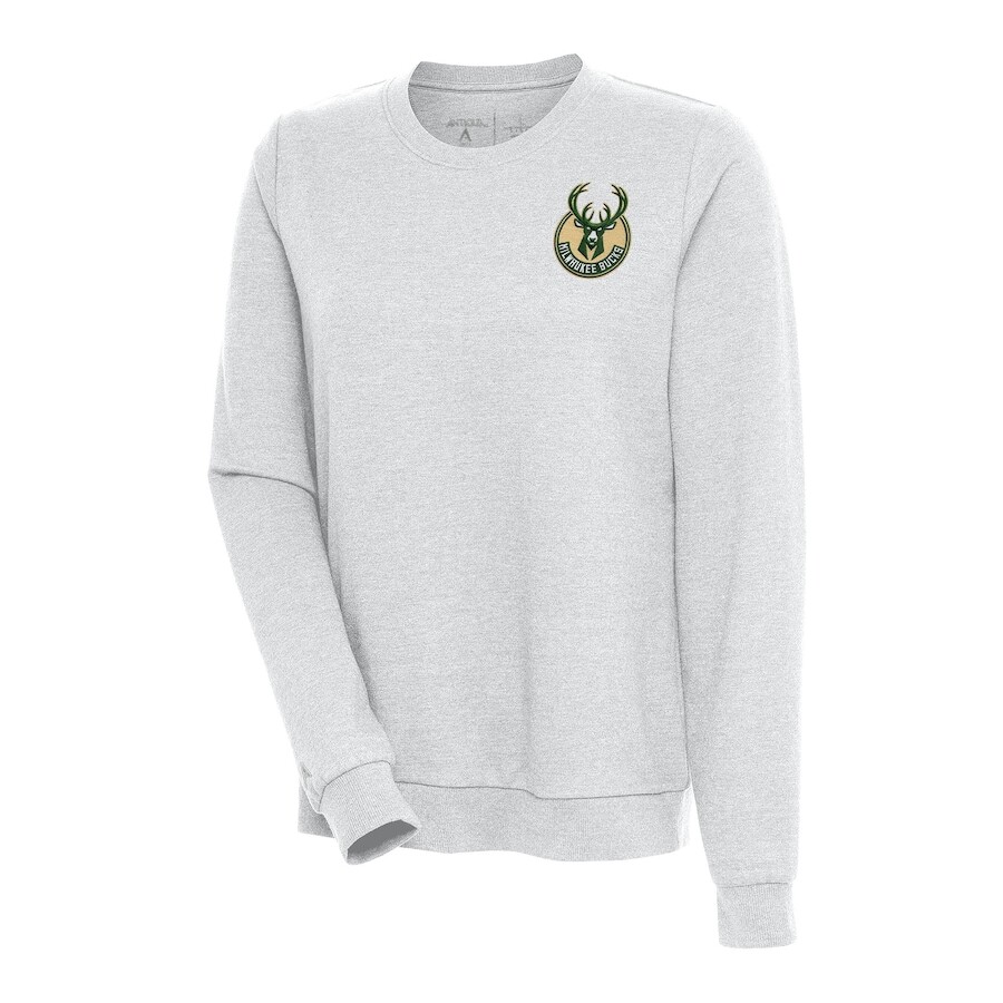 

Толстовка Antigua Milwaukee Bucks, серый