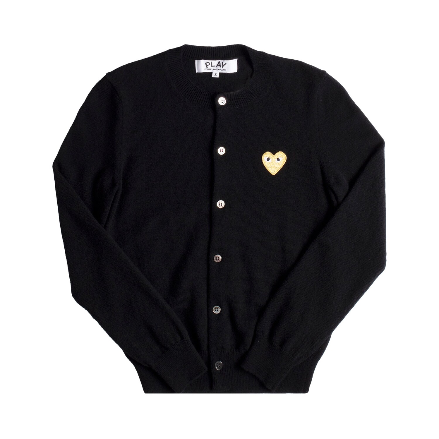

Кардиган Comme des Garçons PLAY Heart Logo, цвет Черный