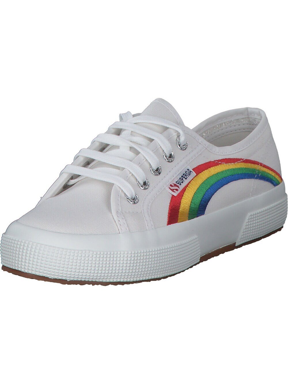 

Кроссовки SUPERGA 2750 Rainbow Embroidery S81281W, белый